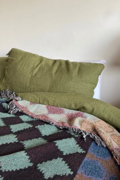 Clr Shop Heritage Woven Throw Blanket At Urban Outfitters