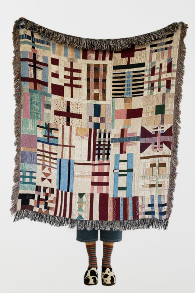Clr Shop Outside the Lines Woven Throw Blanket #1