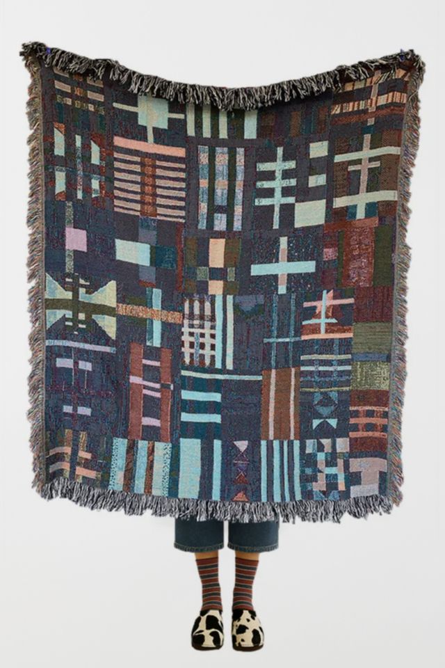 Clr Shop Outside the Lines Woven Throw Blanket #2