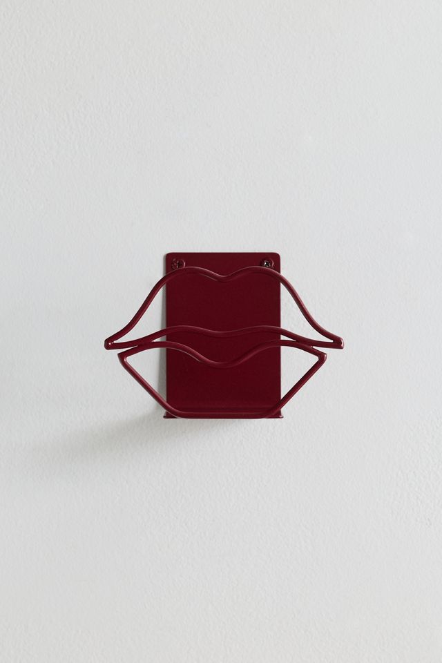 Lip Shaped Iron Vinyl Record Wall Shelf #1