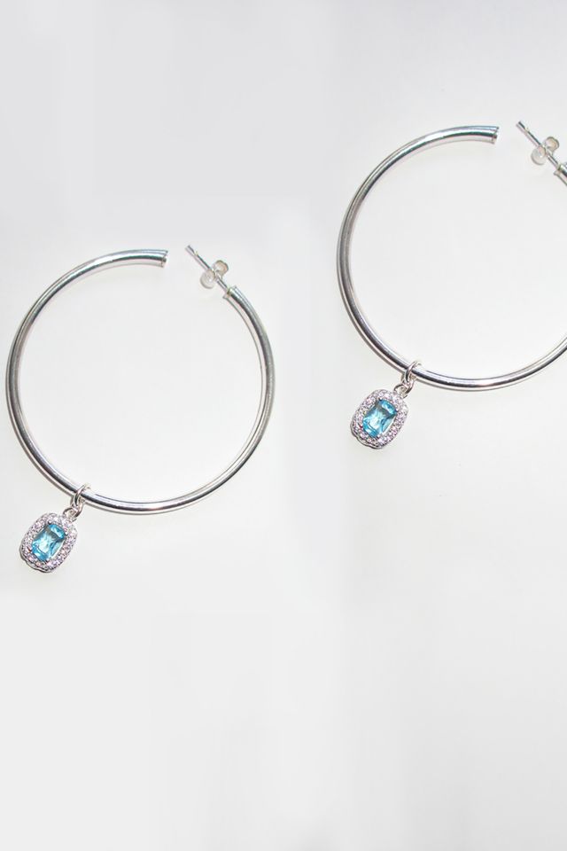 RIMOR XL Gem Hoop Earrings #1