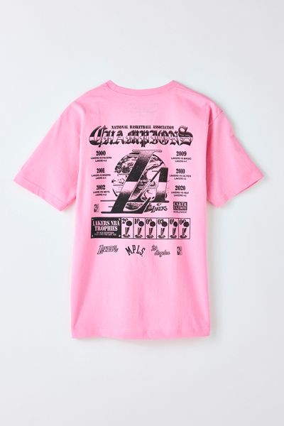 T-shirt graphique Mitchell & Ness NBA Los Angeles Lakers Champions Chrome Heritage