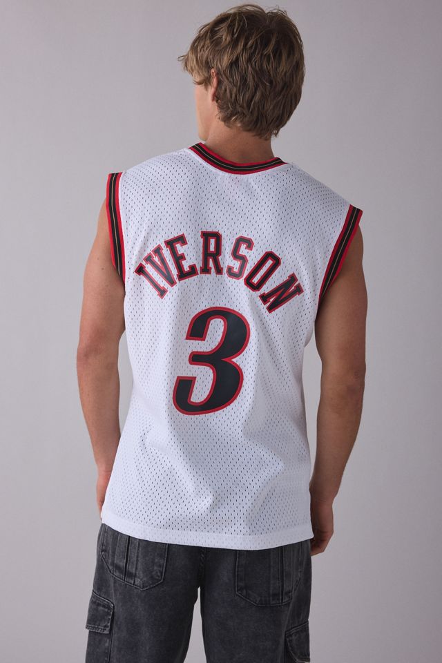 Mitchell & Ness NBA Philadelphia 76ers Allen Iverson 2000 Basketball Jersey #1