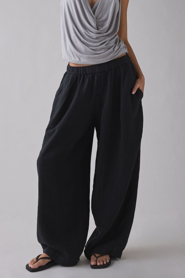 BDG Bobbi Baggy Linen Pull-On Pants #1