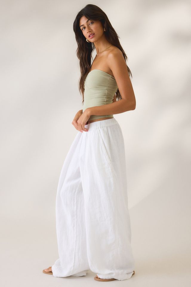 BDG Bobbi Baggy Linen Pull-On Pant #1