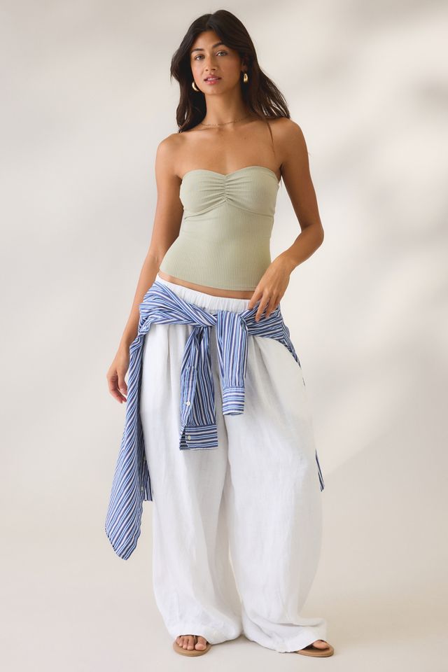 BDG Bobbi Baggy Linen Pull-On Pant #5