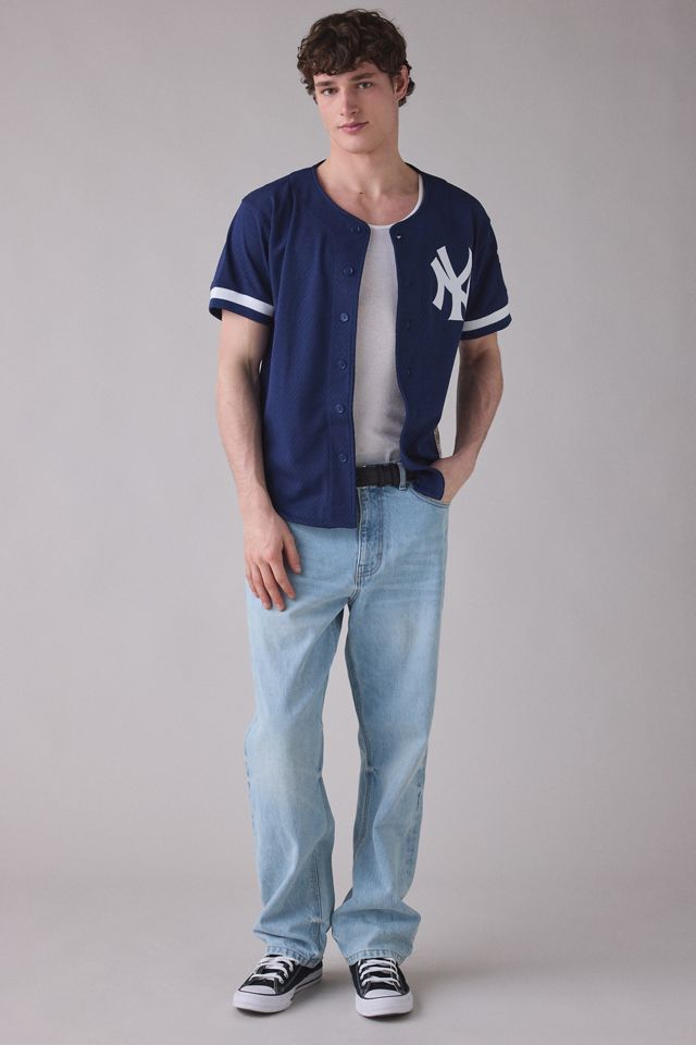 Chandail de baseball MLB Derek Jeter des Yankees de New York Mitchell & Ness #4