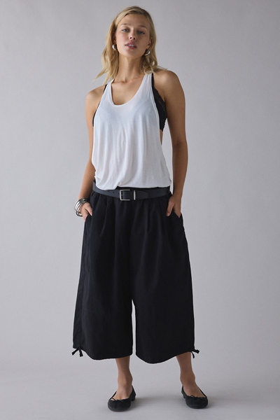 BDG Bobbi Cropped Baggy Pull-On Pant