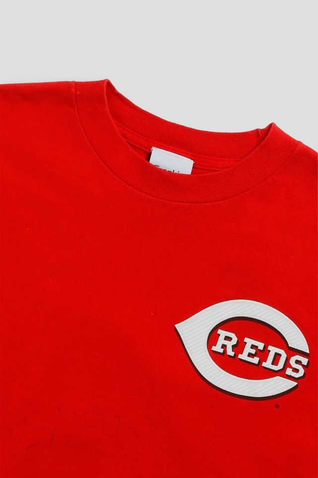 Frankie Collective Rework Cincinnati Reds MLB Crop Tee #1