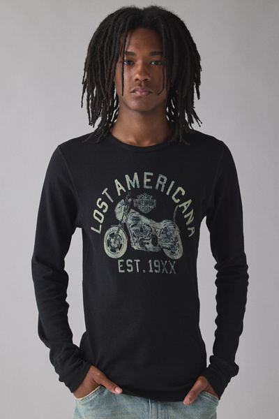 Harley Davidson X mgk lost americana Graphic Thermal Long Sleeve
