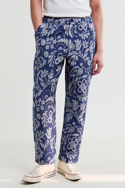 Pantalon Kurt en jacquard Wax London