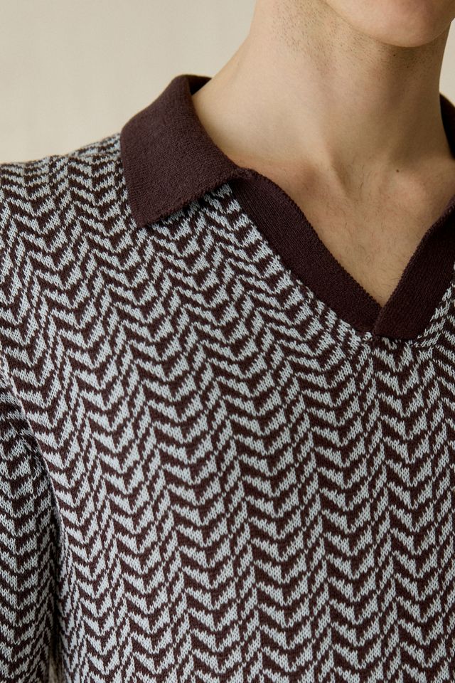 UO Skylor Herringbone Short Sleeve Sweater #2