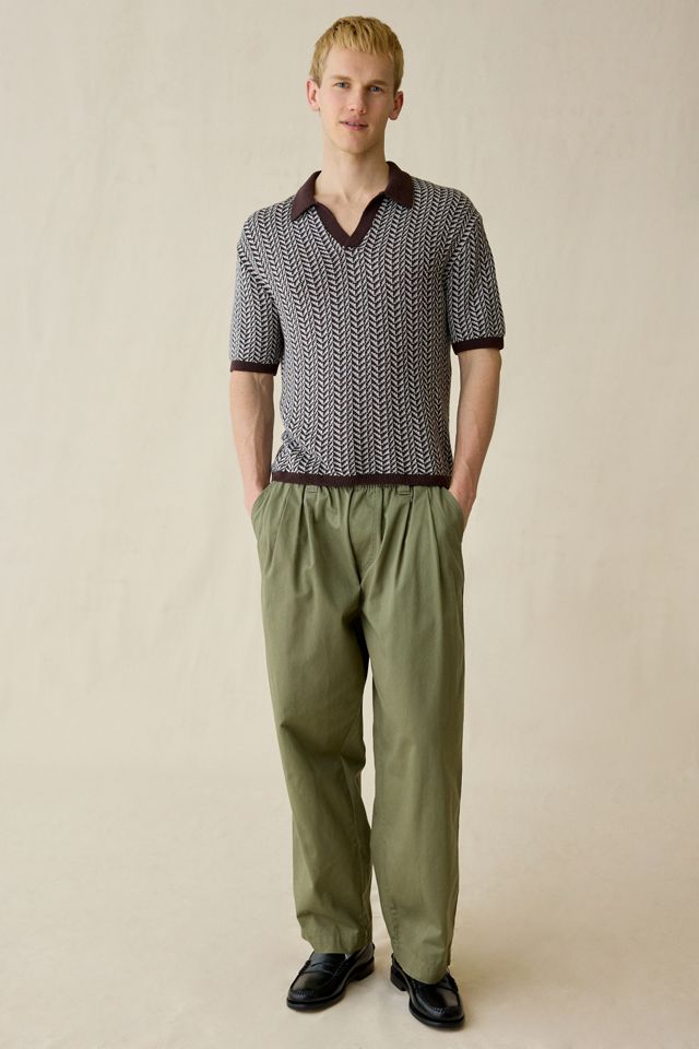 UO Skylor Herringbone Short Sleeve Sweater #3
