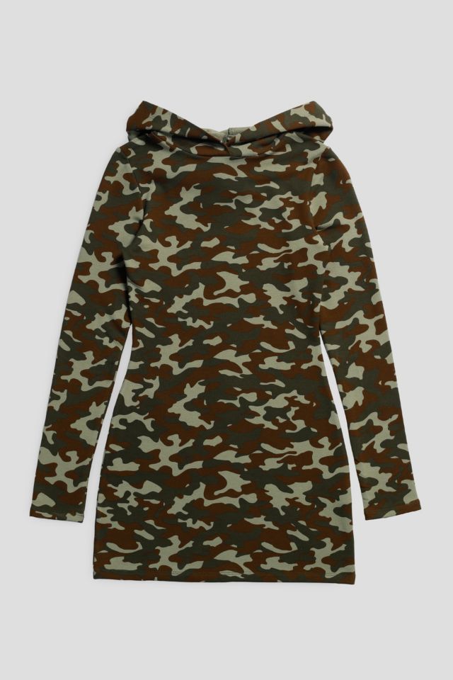 Frankie Collective Camo Hooded Dress 001 #2