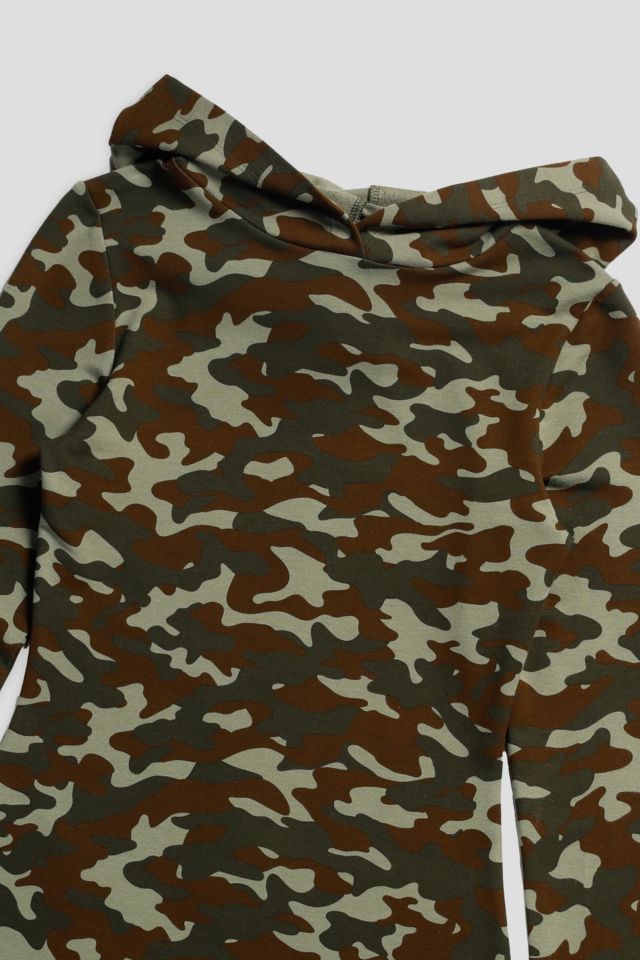 Frankie Collective Camo Hooded Dress 001 #3