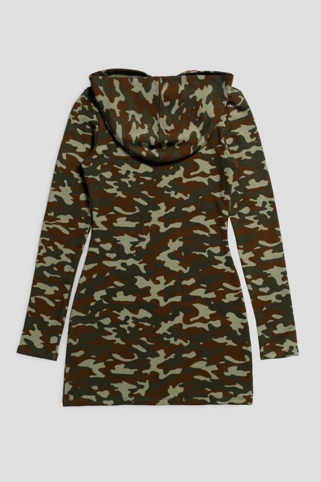 Frankie Collective Camo Hooded Dress 001 #4