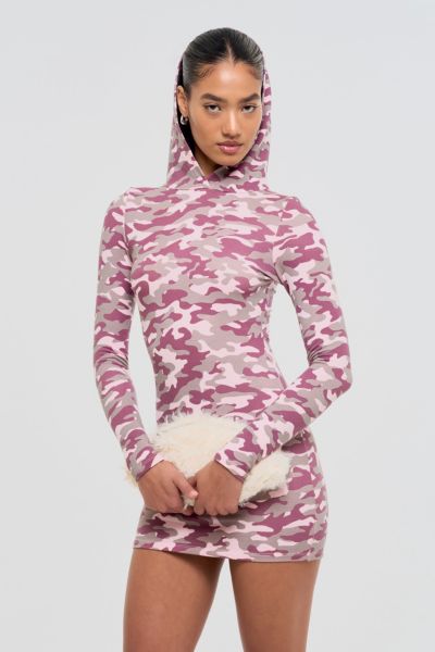 Frankie Collective Camo Hooded Dress 001 Product Page