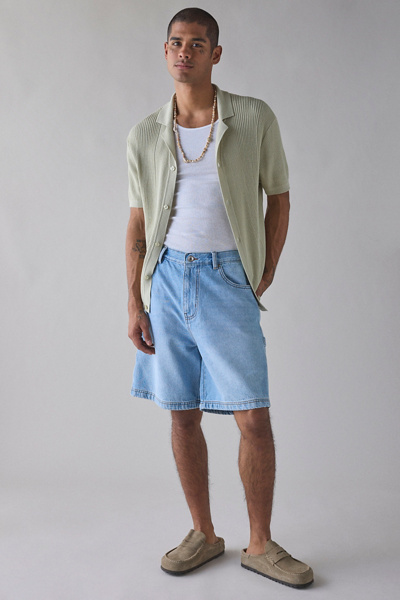 UO Catamaran Camp Collar Short Sleeve Sweater