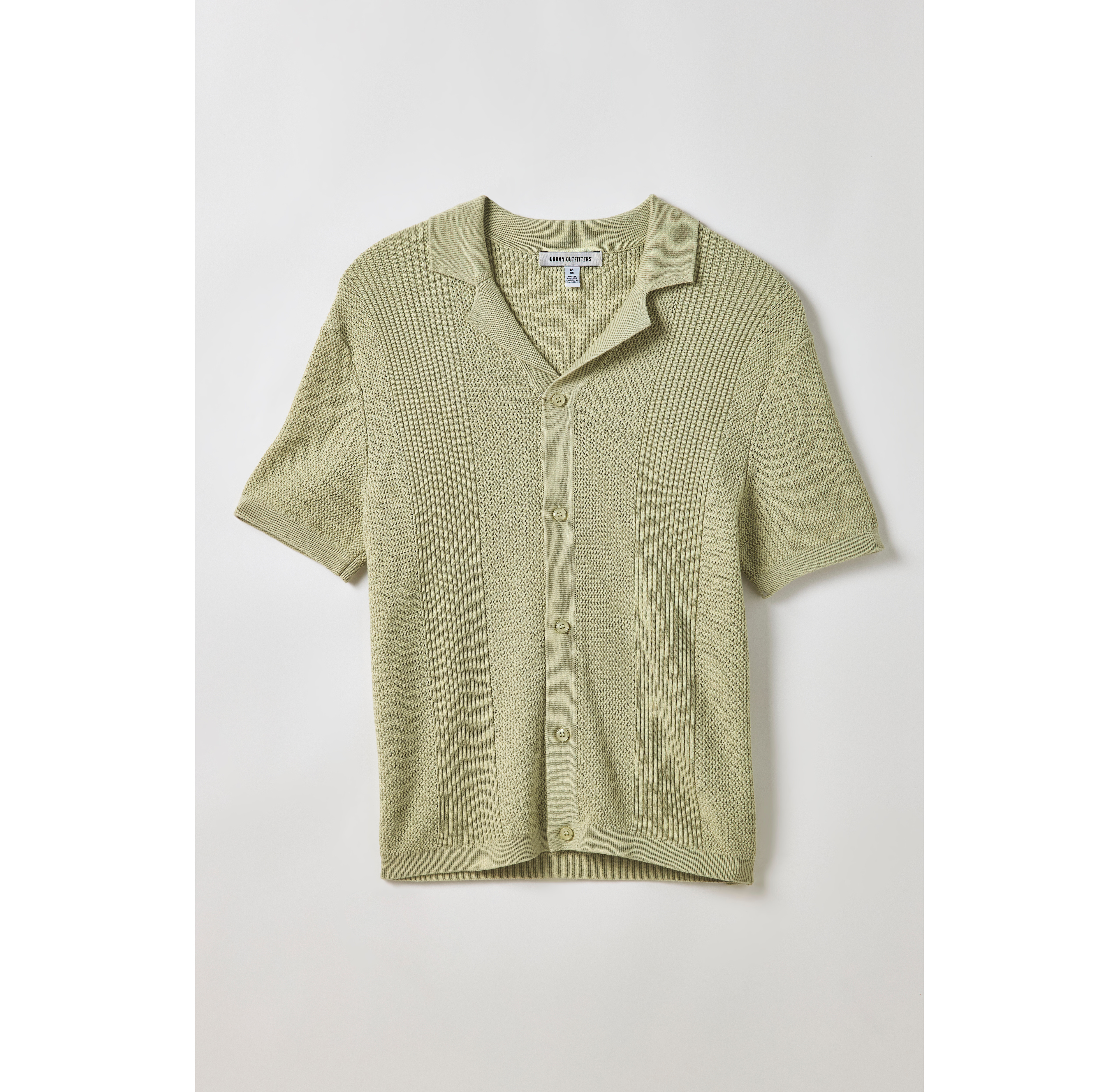 UO Catamaran Camp Collar Short Sleeve Sweater