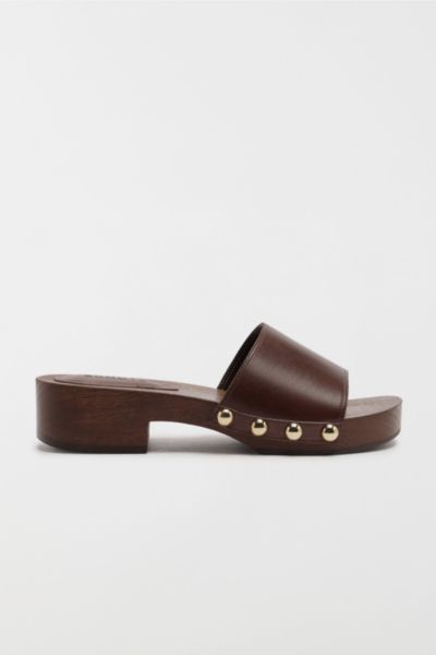 Schutz Shayla Slide Sandal In Brown