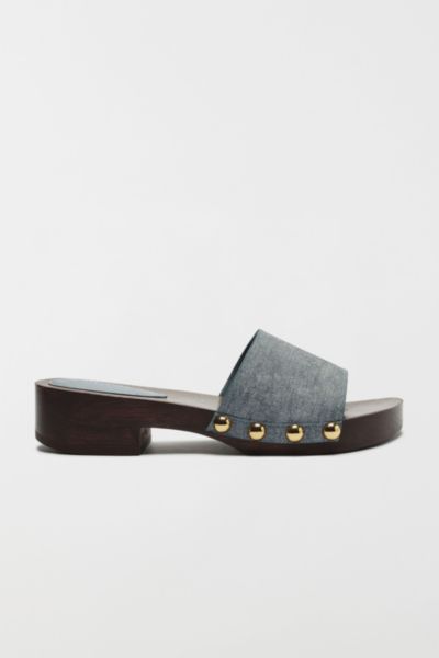 Schutz Shayla Slide Sandal In Blue
