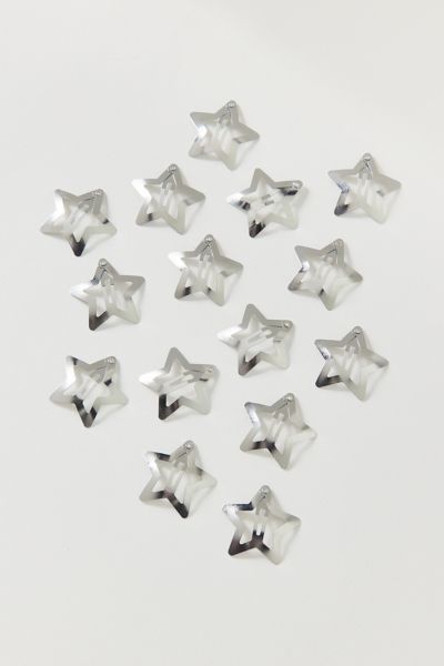Metal Star Hair Clips Set