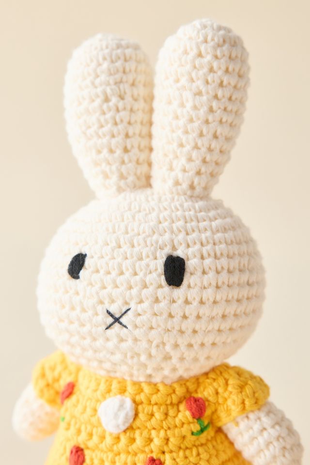 Just Dutch Miffy Yellow Flower Dress Crochet Plushie #2