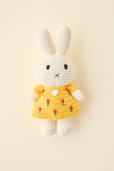 Just Dutch Miffy Yellow Flower Dress Crochet Plushie