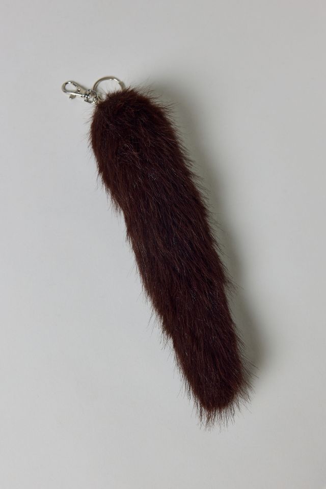 Faux Fur Tail Keychain #1