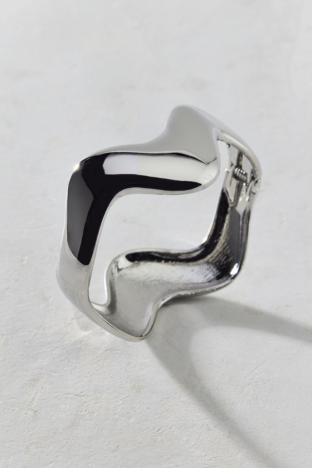 Organic Squiggle Bangle Bracelet #1