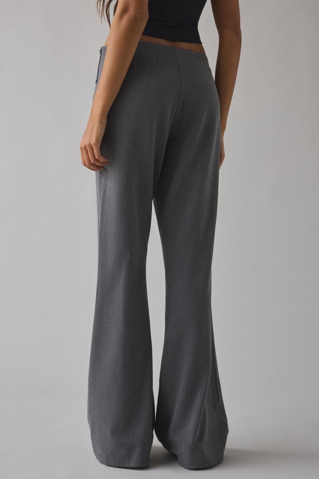 Motel Zallen Lace-Up Low-Rise Flare Trouser #4