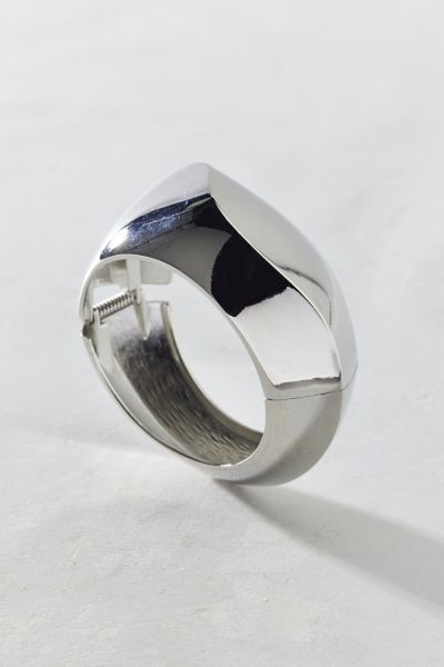 Abstract Metal Bangle Bracelet