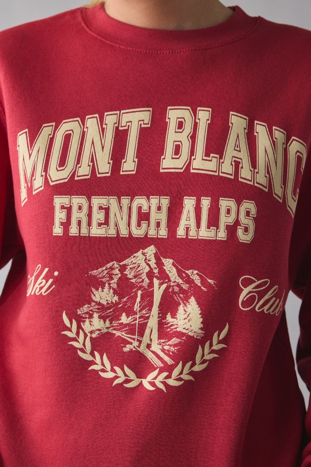 Mont Blanc Ski Club Crest Graphic Crew Neck Pullover #3
