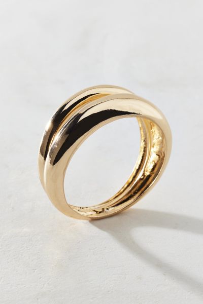 Double Band Bangle Bracelet