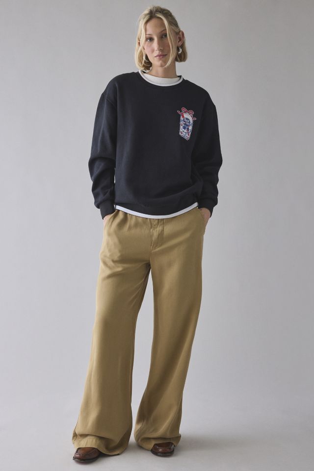 Pabst Blue Ribbon Holiday Lights Graphic Crew Neck Pullover #2