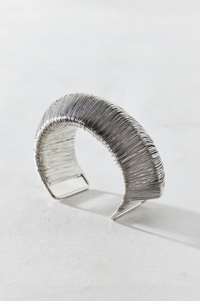 Wrapped Wired Cuff Bracelet