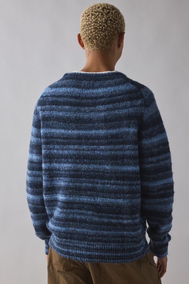 Rhythm Kapu Stripe Knit Crew Neck Sweater #1
