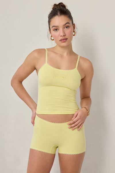 Ensemble 2 pièces Out From Under Icon en maille sans couture camisole + short micro