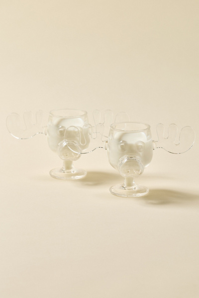 thumbnail image 2 of National Lampoon's Christmas Vacation Moose Mug - 8 Oz Glass - Clear 2 of 4