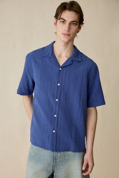 Acheter CHEMISE MANCHES COURTES AVEC 2 POCHES BLEU MARINE