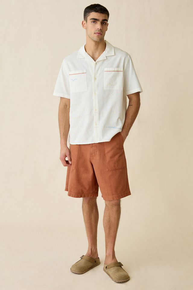 Wax London Didcot Embroidered Short Sleeve Shirt #3