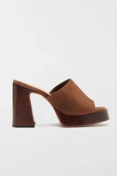 Schutz Rowan Platform Sandal In Brown