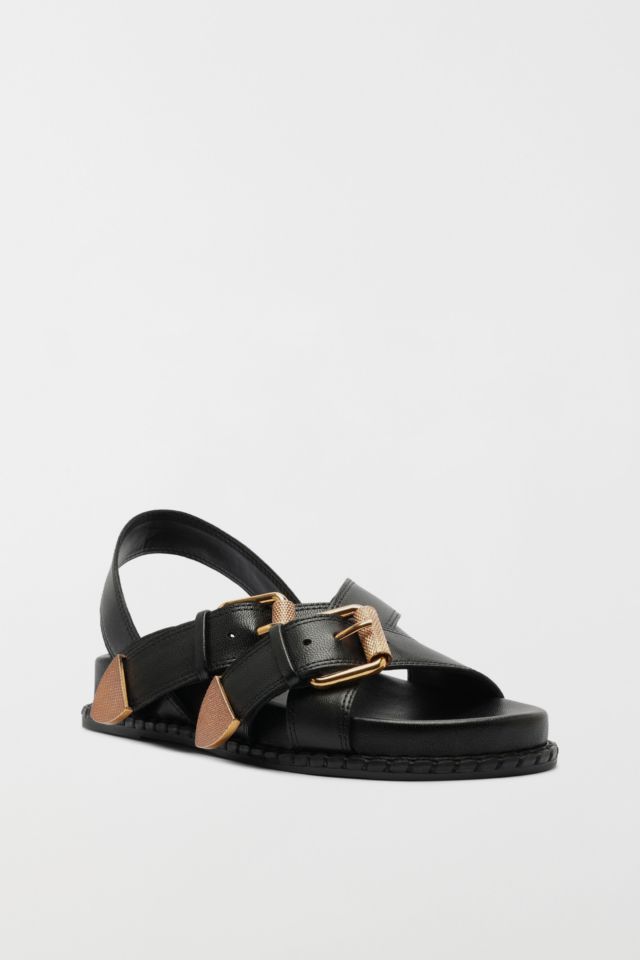 Schutz Patsy Flat Buckled Sandal #1
