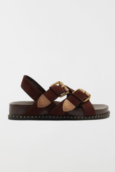 Schutz Patsy Flat Buckled Sandal