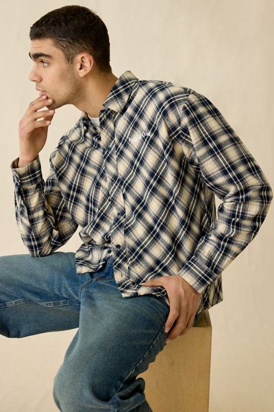 Museum Of Peace & Quiet Plaid Button Down Shirt