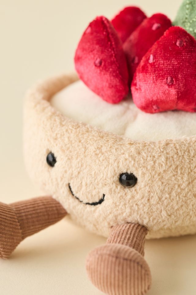 Jellycat Amuseables Fleurette Tarte Aux Fraises Plushie #1
