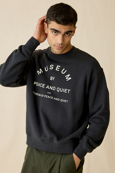 Museum Of Peace & Quiet By PQ Crew Neck Sweatshirt