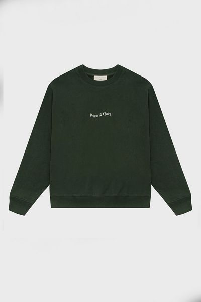 Museum Of Peace & Quiet Wordmark Logo Lightweight Crew Neck Sweatshirt