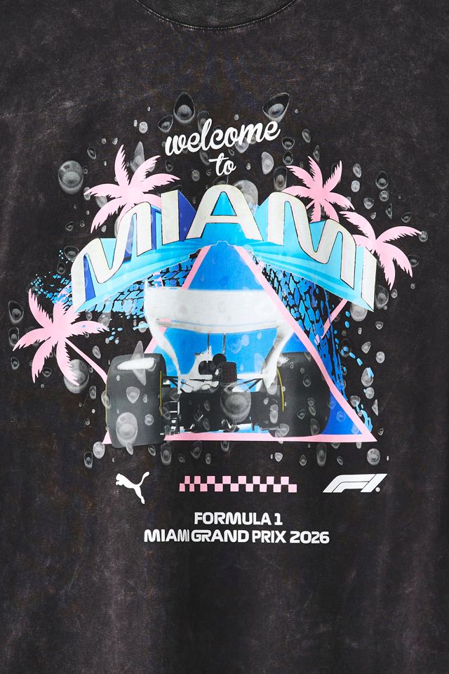 Puma Formula 1 Miami Graphic Washed Tee #1
