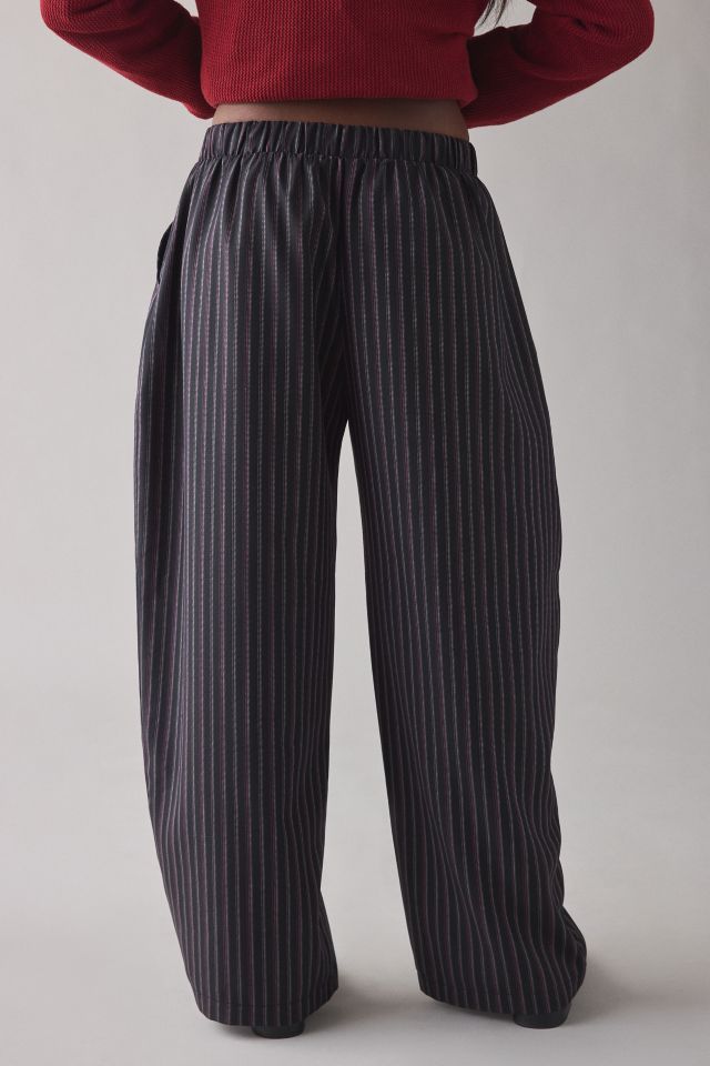 ReMADE By UO Remnants Pinstripe Pull-On Wide Leg Pant #1